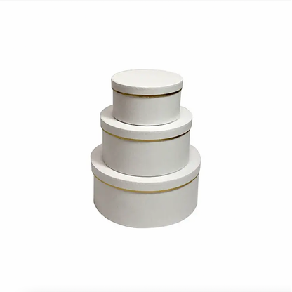 Round Elegant box set of 3