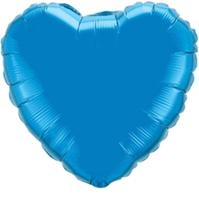 4" Blue heart