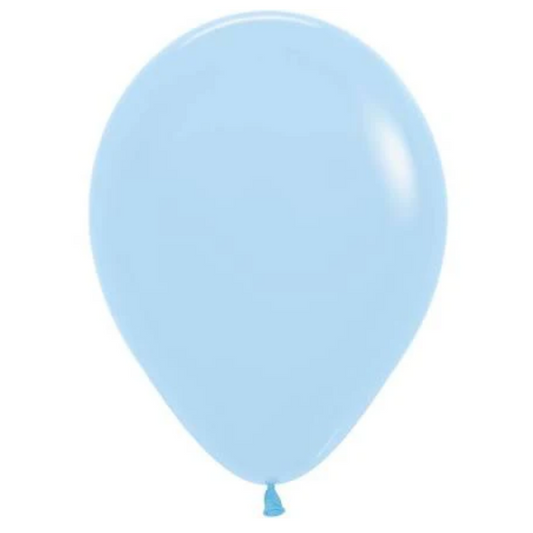 Betallatex azul pastel mate de 11” (100 u.)