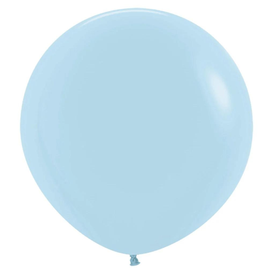 24” Blue Pastel Matte Sempertex (10 CT)