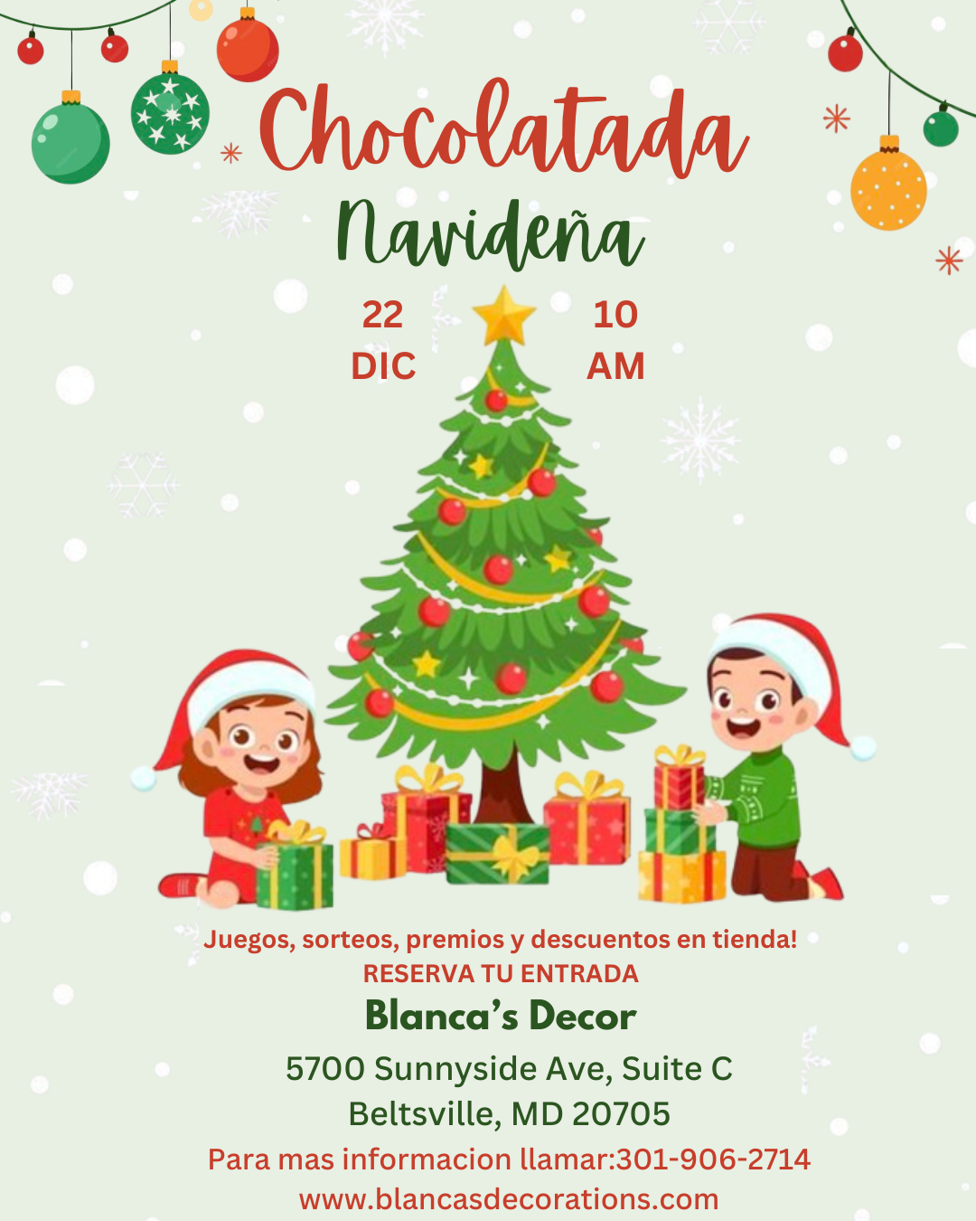 CHOCOLATADA NAVIDEÑA DICIEMBRE 22