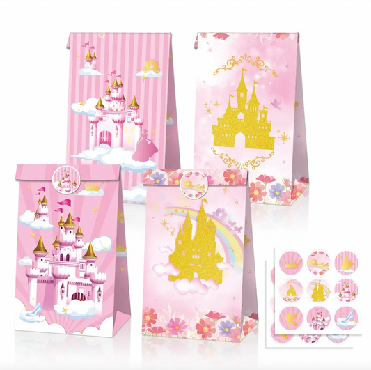 Princess Party Small Bags 12CT