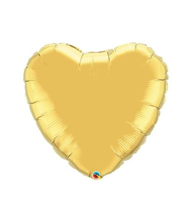 Lámina Q Gold Heart de 9" (1 CUENTA)