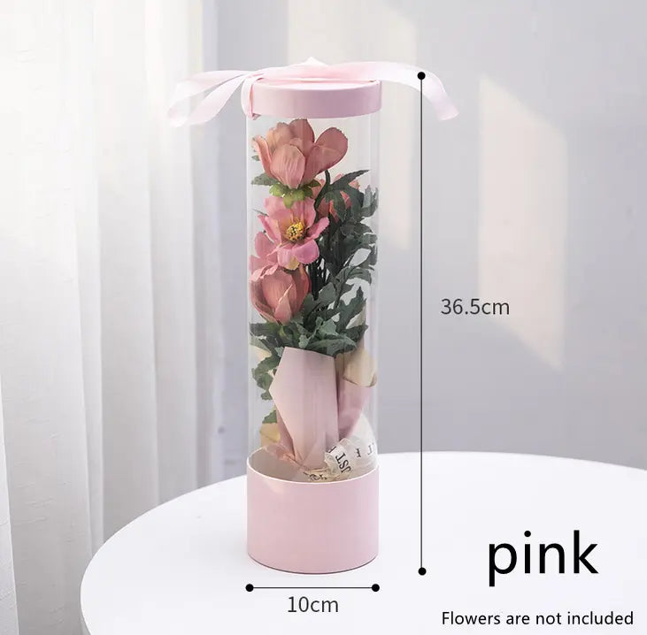 Round Transparent Flower Box