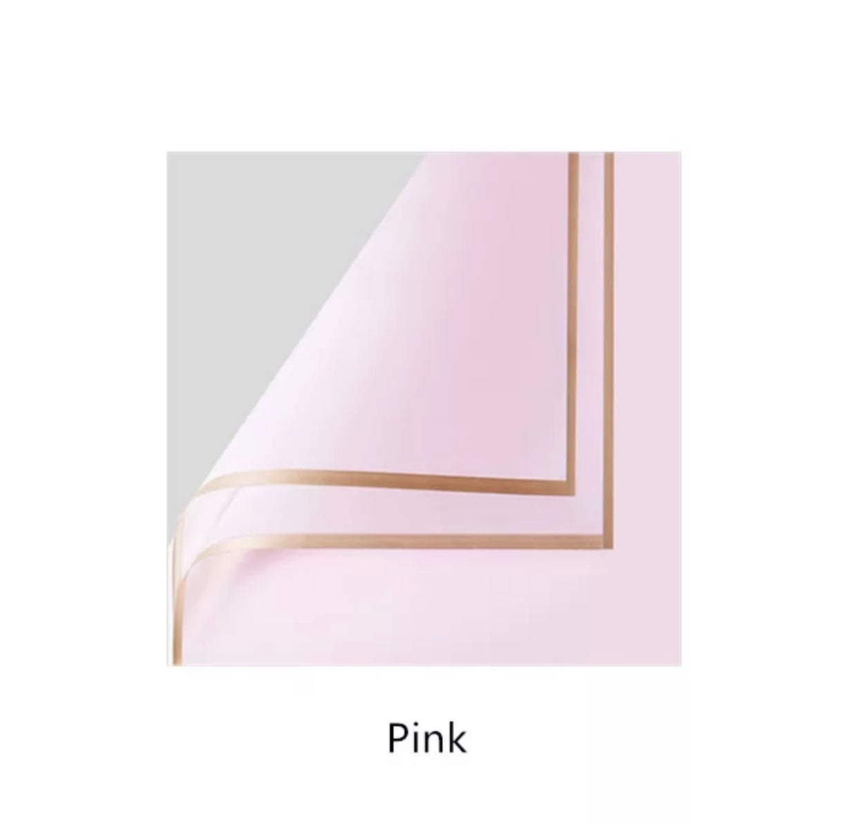 Rose Gold Edge Korean Wrapping Paper – Blanca's Decorations LLC