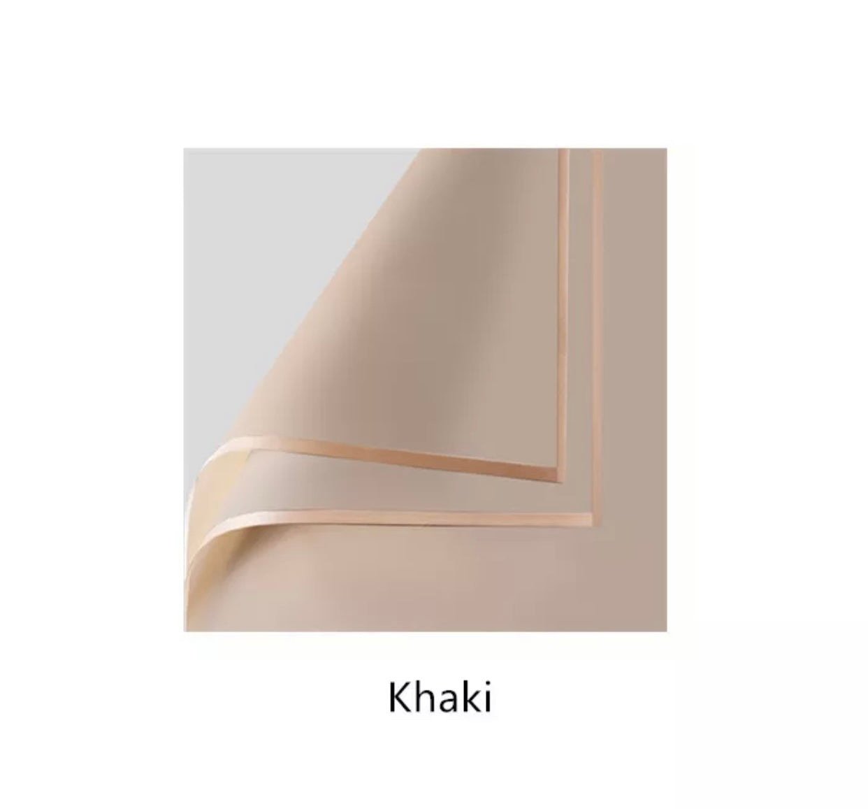 Korean Rose Gold Double Sided Floral Wrap Paper
