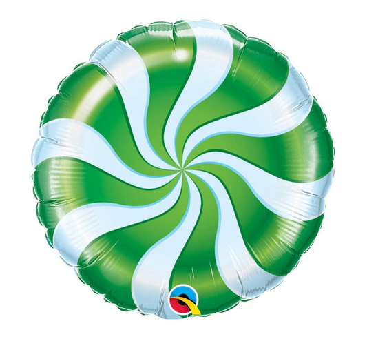 18" Caramelo Remolino Verde (Qualatex)