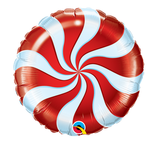 Rojo Candy Swirl de 18" (Qualatex)