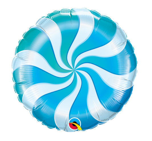 18" Caramelo Azul Remolino (Qualatex)