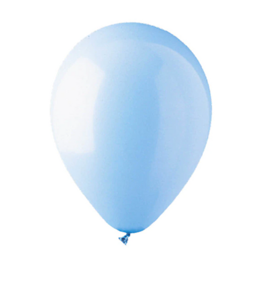 12" Light Blue Party Loons