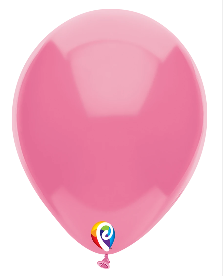 Globos de látex Funsational HOT PINK de 12" 50 CT