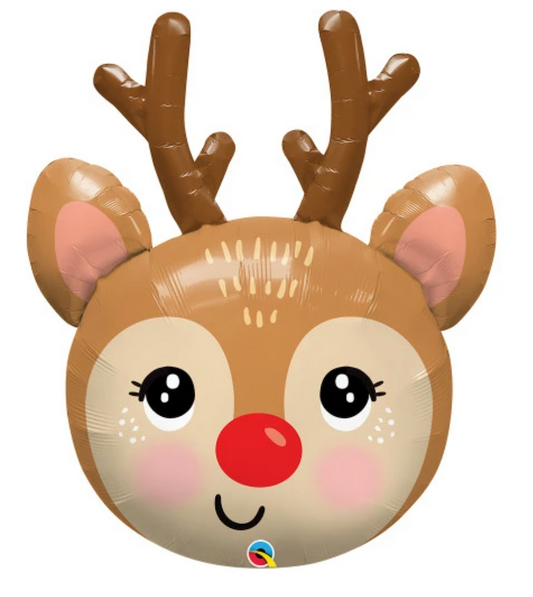 35” Red-Nosed Reindeer Head (1 CT)