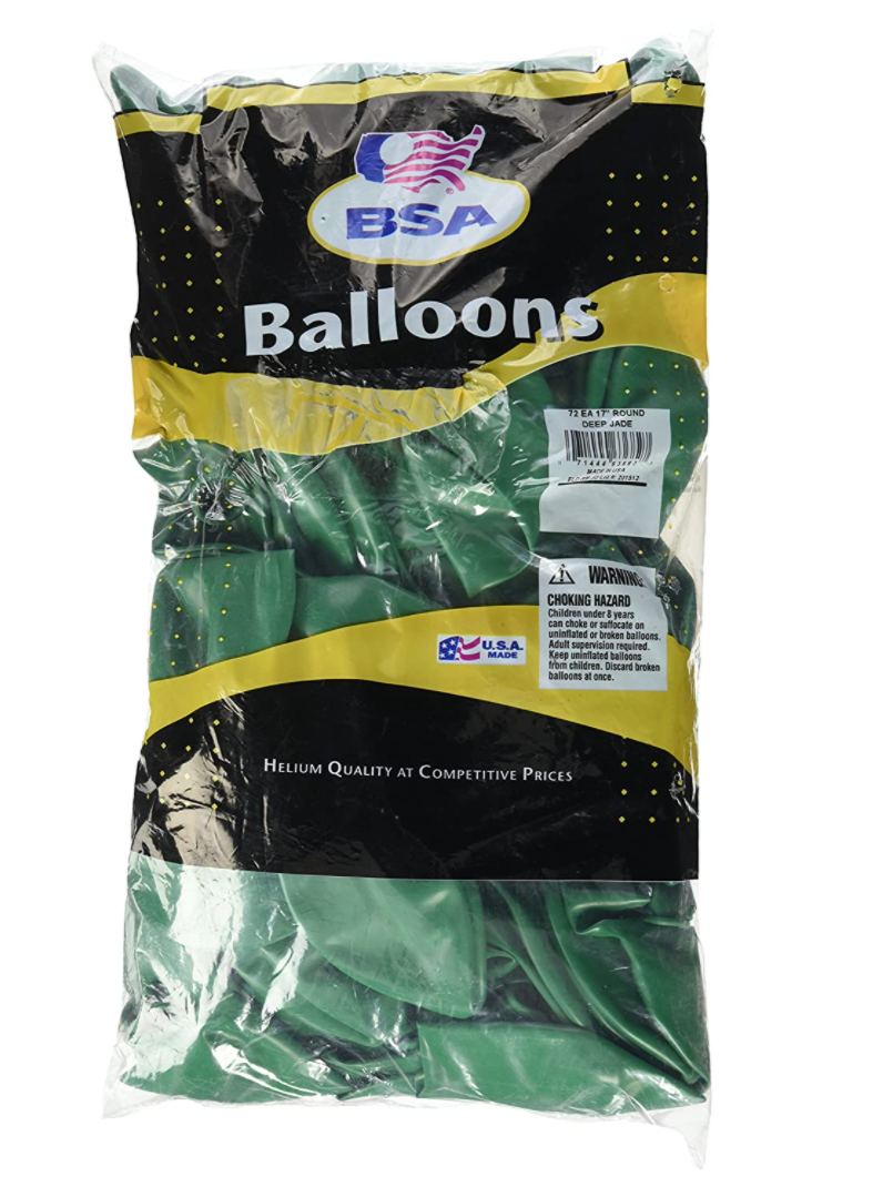 17" BSA Deep Jade Balloon (72 CT)