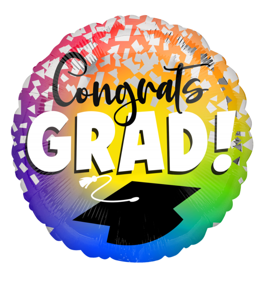 18” Congrats Grad Foil Balloon