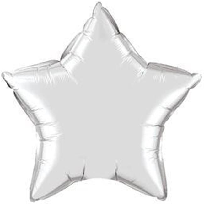 4" Silver Star Foil (1 COUNT )