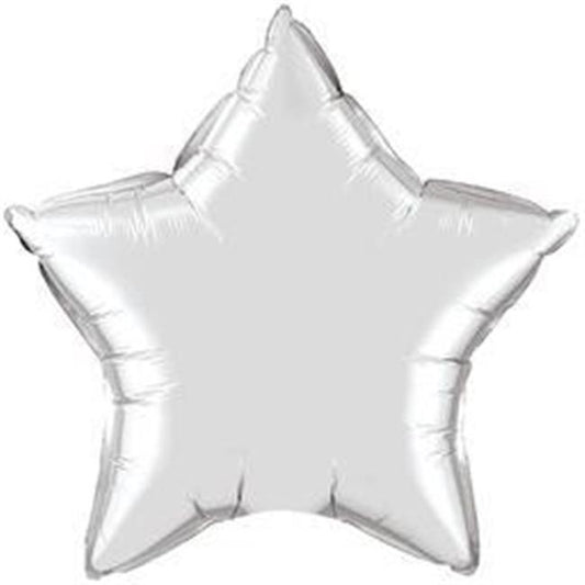 9" Silver Star Foil (1 COUNT )