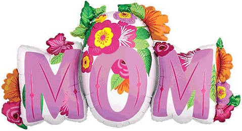 36” flowers for mom Foil Balloon