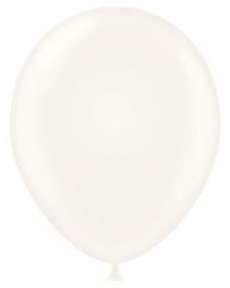 Globos de látex TUFTEX WHITE de 17” (50 ct)