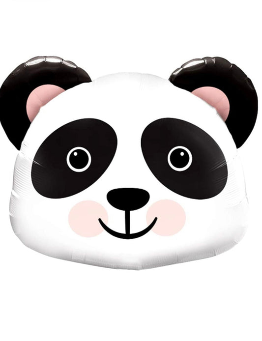 Globo metalizado Qualatex de panda precioso de 31 pulgadas