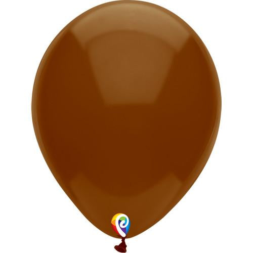 Globos de látex marrón cacao Funsational de 12.0 in, 50 unidades