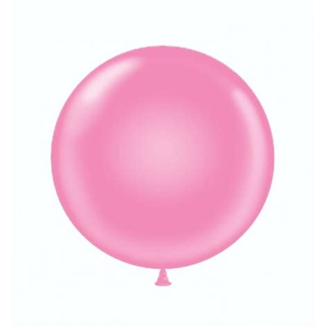 Globo Tuftex rosa de 17” (50 u.)