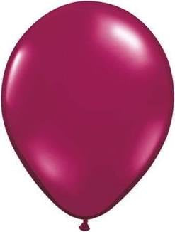 Globos de látex burdeos espumoso de 11" (100)