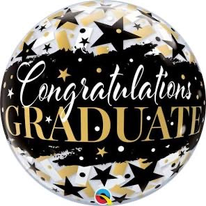 22” Graduate Bubbles Qualatex 1CT