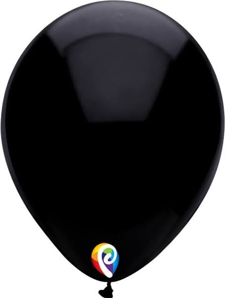 Globo de látex negro divertido de 12 "(50CT)