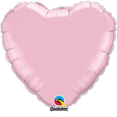 9" Q Pink Heart Foil (1 COUNT )